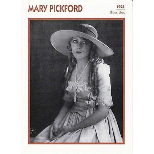 Fiche Portrait De Star Mary Pickford on Productcaster.