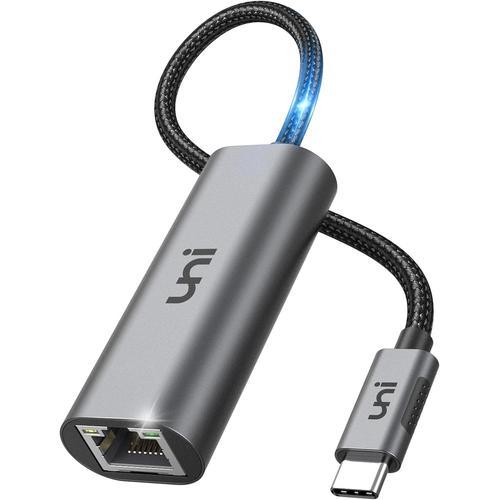 Adaptateur USB-C vers Ethernet 2.5 G, USB-C vers RJ45 Ethernet 2500... on Productcaster.