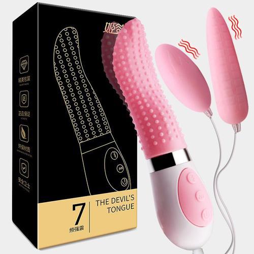 Vibromasseur À Léchage De Langue Douce Pour Femme, Stimulateur Clit... on Productcaster.