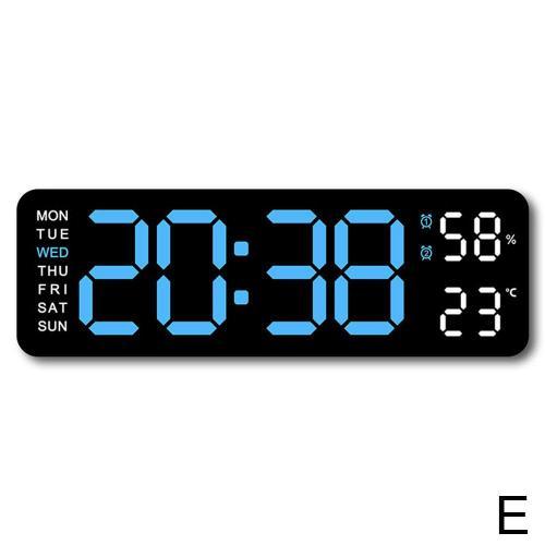 lumiere bleue de coquille noire 1 PCS Avec calendrier Date temperat... on Productcaster.