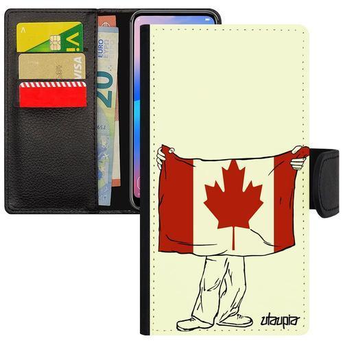 Coque Iphone 11 Pro Max Cuir Drapeau Canada Canadien Jo Foot Person... on Productcaster.