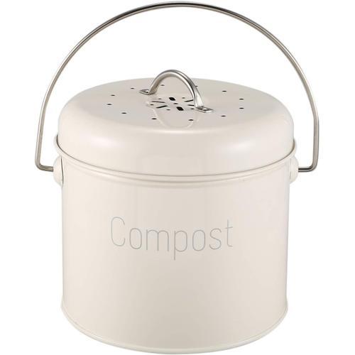 Poubelle à Compost 3L - Bac à Compost de Cuisine en Acier Inoxydabl... on Productcaster.