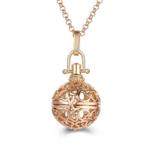 Collier Ange Arbre De Vie Style Mexique, Pendentif Boule Musicale V... on Productcaster.