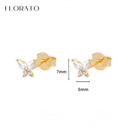 Boucles D'oreilles Créoles En Argent Regardé 925 Pour Femmes, Aigui... on Productcaster.