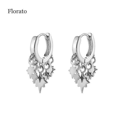 Boucles D'oreilles En Argent Regardé 925 Pour Femmes, Pendentif Pom... on Productcaster.