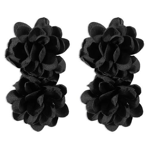 Boucles D'oreilles Grande Fleur Pour Femmes Et Filles, Boucles D'or... on Productcaster.