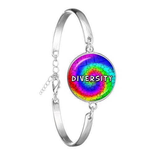 Bi Pride ¿ Bracelet Pour Hommes Et Femmes, Bijoux À La Mode, Avec D... on Productcaster.