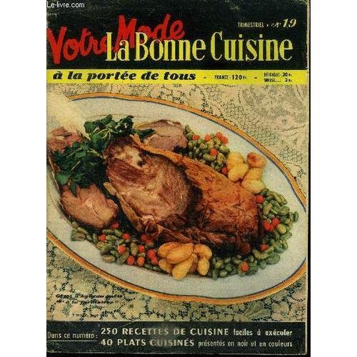 La Bonne Cuisine À La Portée De Tous N° 19 - Supplément De Votre Mo... on Productcaster.