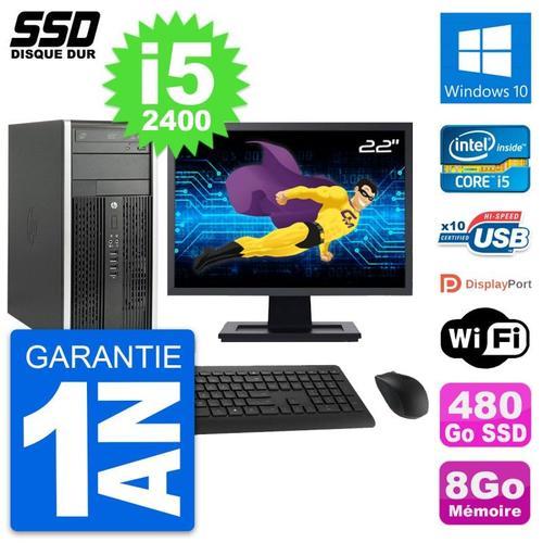 PC Tour HP Pro 6200 CMT Ecran 22" Core i5-2400 RAM 8Go SSD 480Go Wi... on Productcaster.