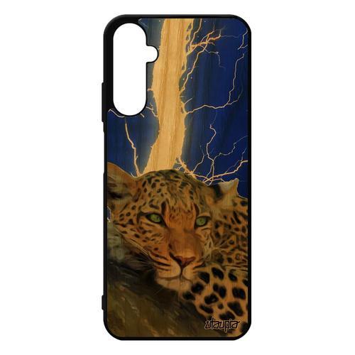 Coque Leopard Guepard Jaguar Pour Galaxy A05s En Bois Silicone Orag... on Productcaster.