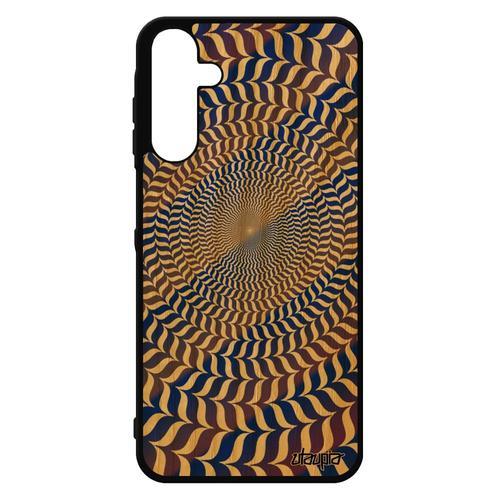 Coque En Bois Galaxy A15 4g 5g Silicone Illusion D'optique Rond Noi... on Productcaster.