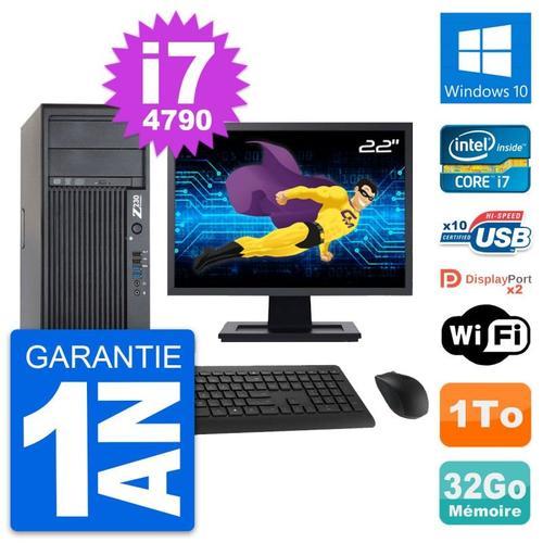 PC Tour HP Z230 Ecran 22" Intel Core i7-4790 RAM 32Go Disque 1To Wi... on Productcaster.