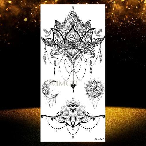 Mehndi ¿ Feuille De Tatouages Temporaires Pour Femmes Autocollant D... on Productcaster.