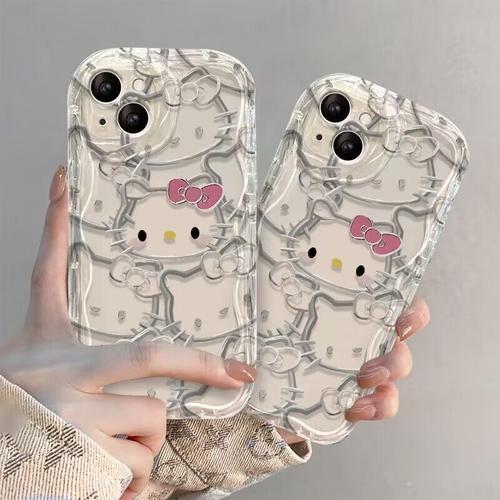 Sanurgente-Lovely Hello Kitty Phone Case Iphone 15 14 13 11 12 Pro ... on Productcaster.