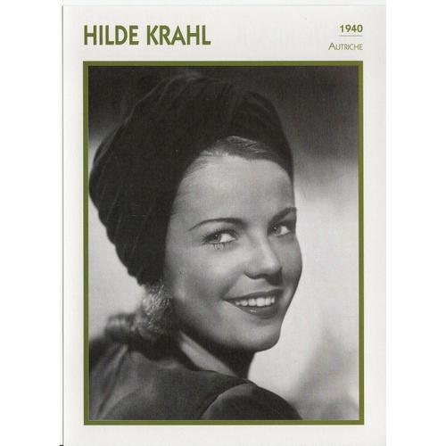 Fiche Portrait De Star Hilde Krahl on Productcaster.