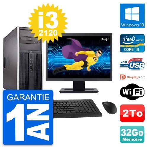 PC Tour HP 8300 Ecran 19" Intel i3-2120 RAM 32Go Disque Dur 2To Win... on Productcaster.