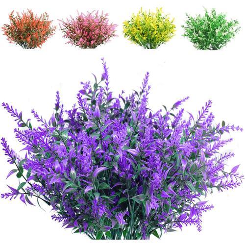 10Bundles Lavande Artificielle Fleurs en Plastique Deco Maison Plan... on Productcaster.