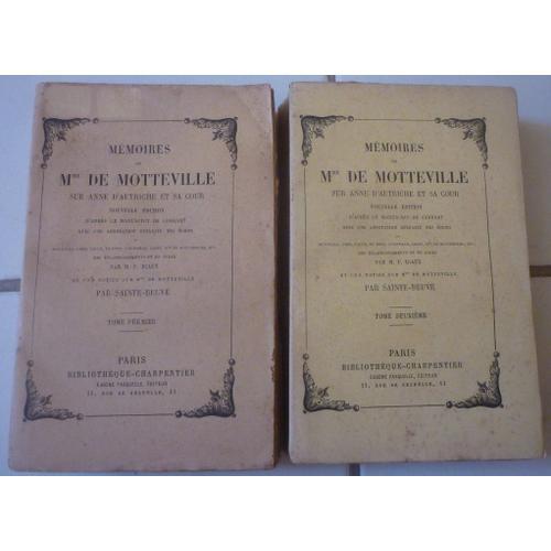 Mémoires De Mme De Motteville Sur Anne D'autriche Et Sa Cour, Tomes... on Productcaster.