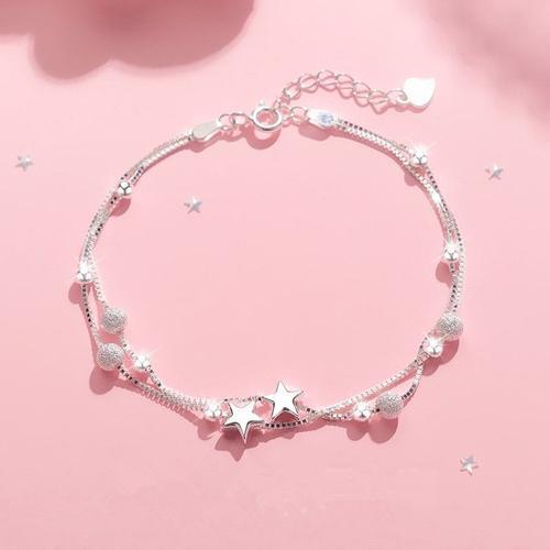 Jocrystal Coussins Bracelets À Breloques Plaqués Argent S925 Pour F... on Productcaster.