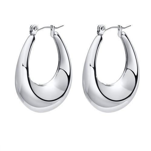 Vnox-Boucles D'oreilles Géométriques En Acier Inoxydable Plaqué Or ... on Productcaster.