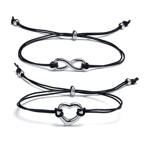 Vnox ¿ Bracelets À Breloques Infinity Love Pour Femmes, Bracelet Tr... on Productcaster.