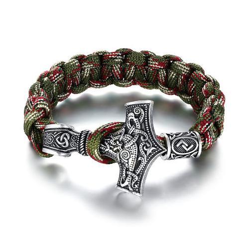 Vnox-Bracelets En Ulvintage Pour Hommes, Marteau De Thor, Viking, M... on Productcaster.