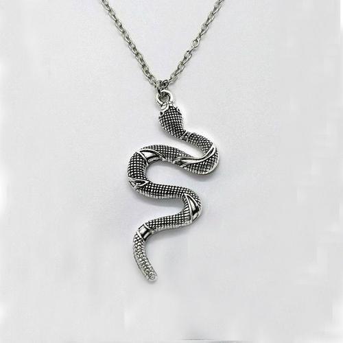 Grand Pendentif Serpent Gothique Pour Femme, Collier De Salle, Bouc... on Productcaster.