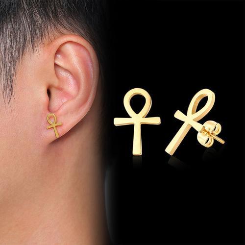 Vnox ¿ Boucles D'oreilles Croisées Pour Homme Et Femme, Bijoux En A... on Productcaster.