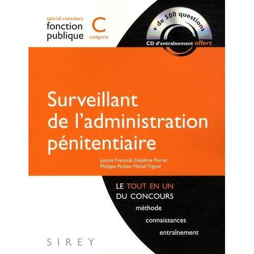 Surveillant De L'administration Pénitentiaire - Catégorie C (1 Cd-R... on Productcaster.