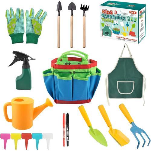 Ensemble d'outils de jardin pour enfants, 23 pièces, outils de jard... on Productcaster.