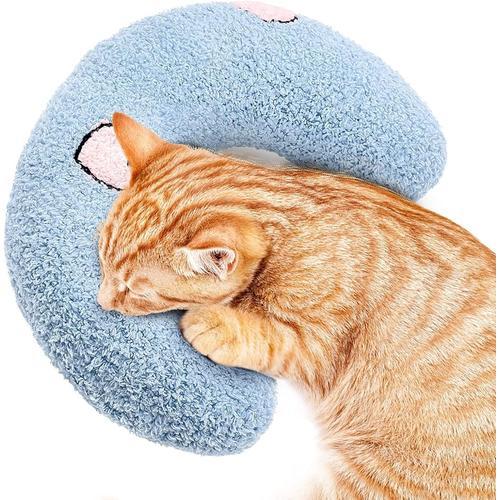 Coussin Pour Chat | Jouet Apaisant Doux Et Moelleux Pour Animaux De... on Productcaster.