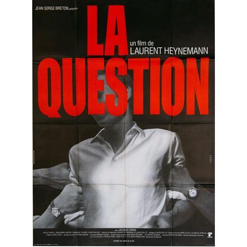 La Question - Véritable Affiche De Cinéma Pliée - Format 60x80 Cm -... on Productcaster.