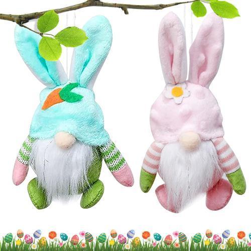 Lot de 2 lutins de Pâques, poupées naines en peluche, pendentifs de... on Productcaster.