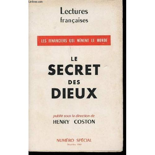 Les Financiers Qui Mènent Le Monde. Le Secret Des Dieux. on Productcaster.