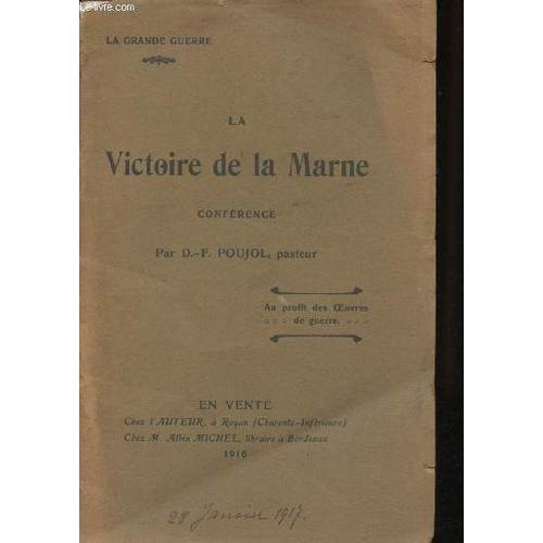 La Victoire De La Marne. Conférence. on Productcaster.