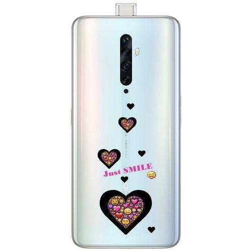 Coque Oppo Reno 2z Smiley Coeur Fun Love Emojii Emoticone on Productcaster.