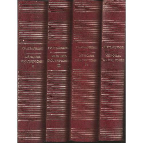 Mémoires D'outre-Tombe. 4 Volumes on Productcaster.