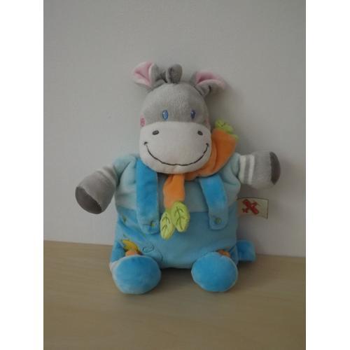 Doudou Zebre Cheval Gris Blanc Bleu Poussin Nicotoy on Productcaster.