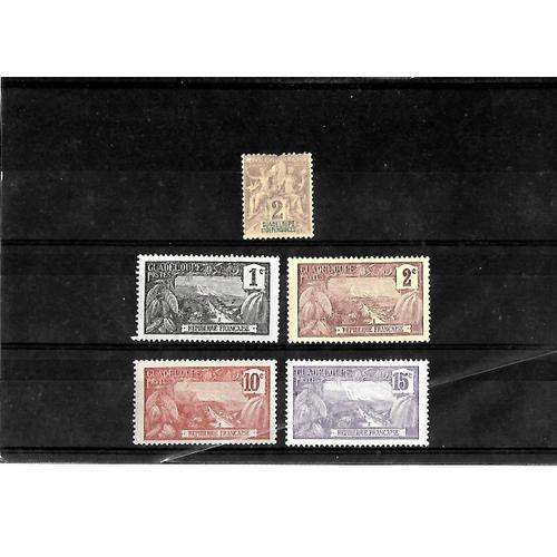 Guadeloupe - Lot De 5 Timbres Neufs Avec Trace De Charnières - Phot... on Productcaster.