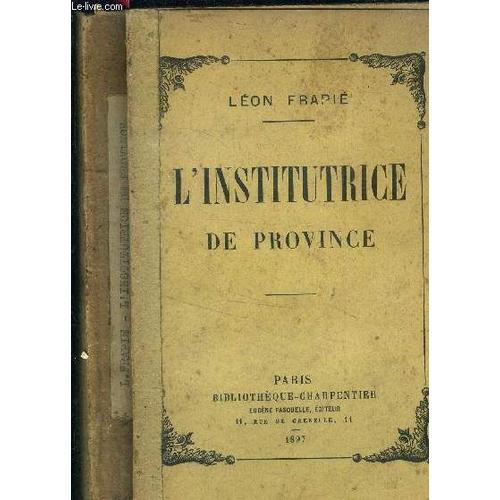 L Institutrice De Province. on Productcaster.