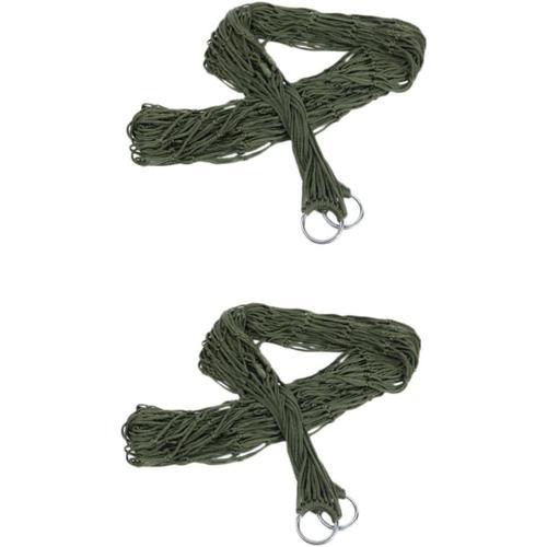 Armée Verte 2 Pièces Hamac Light Hammock Travel Camping Nylon Fauss... on Productcaster.