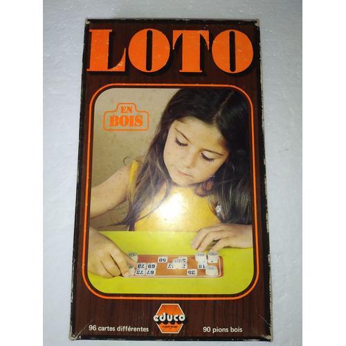 Ancien Jeu Loto En Bois Educo Super Jouet on Productcaster.