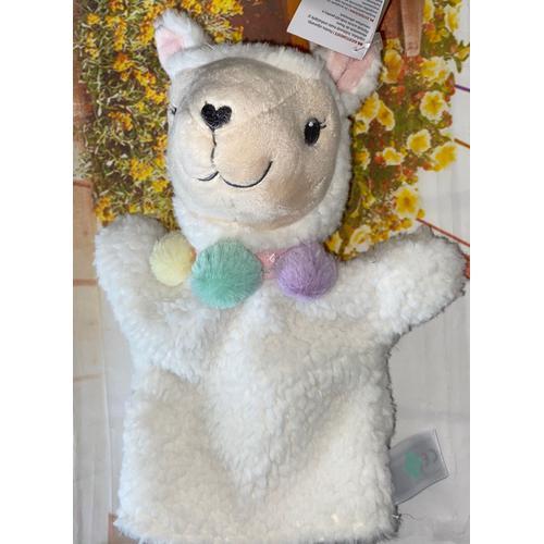 Doudou Marionnette Lama Blanc Tex Baby Lamaland on Productcaster.