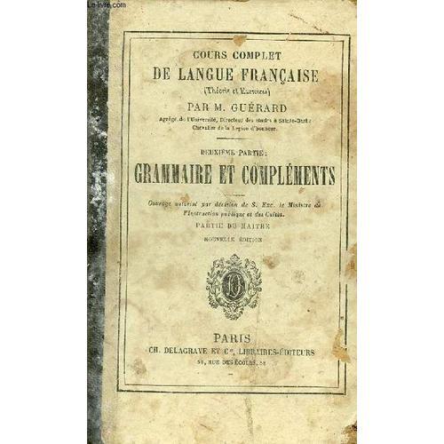 Cours Complet De Langue Française (Théorie Et Exercices) - Deuxième... on Productcaster.