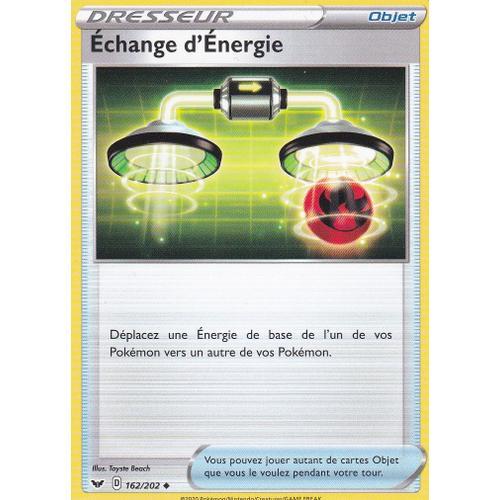 Carte Pokemon - Dresseur - Échange D'énergie - 162/202 - Épée Et Bo... on Productcaster.