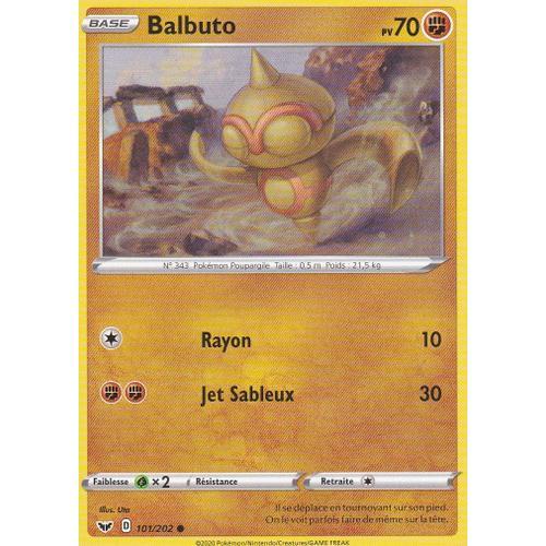 Carte Pokemon - Balbuto - 101/202 - Épée Et Bouclier on Productcaster.