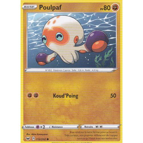 Carte Pokemon - Poulpaf - 112/202 - Épée Et Bouclier on Productcaster.