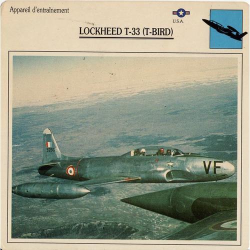 Fiche Lockheed T-33 T-Bird on Productcaster.