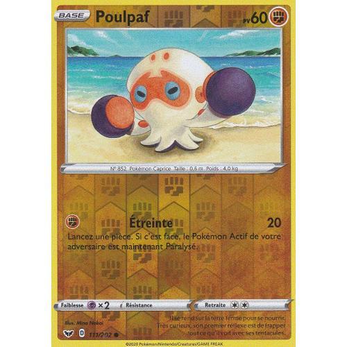 Carte Pokemon - Poulpaf - 111/202 - Reverse - Épée Et Bouclier on Productcaster.