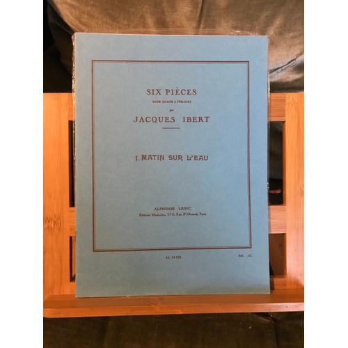 Jacques Ibert Matin Sur L'eau Pour Harpe A Pédale Six Pièces N°1 Pa... on Productcaster.